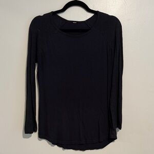Monrow Dark Long Sleeve Top